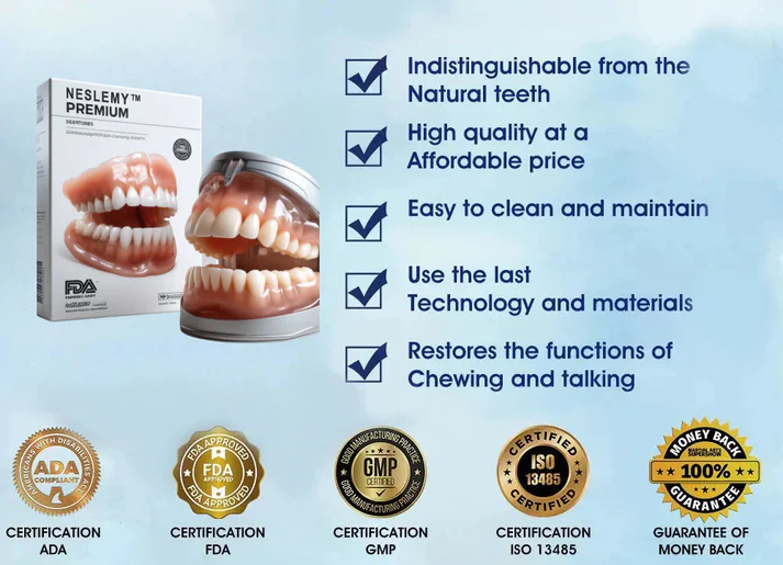 NESLEMYā¢-š¦·Advanced Customized Full Denture Set𦷠(ā°Limited time discount last 30 minutesā°)