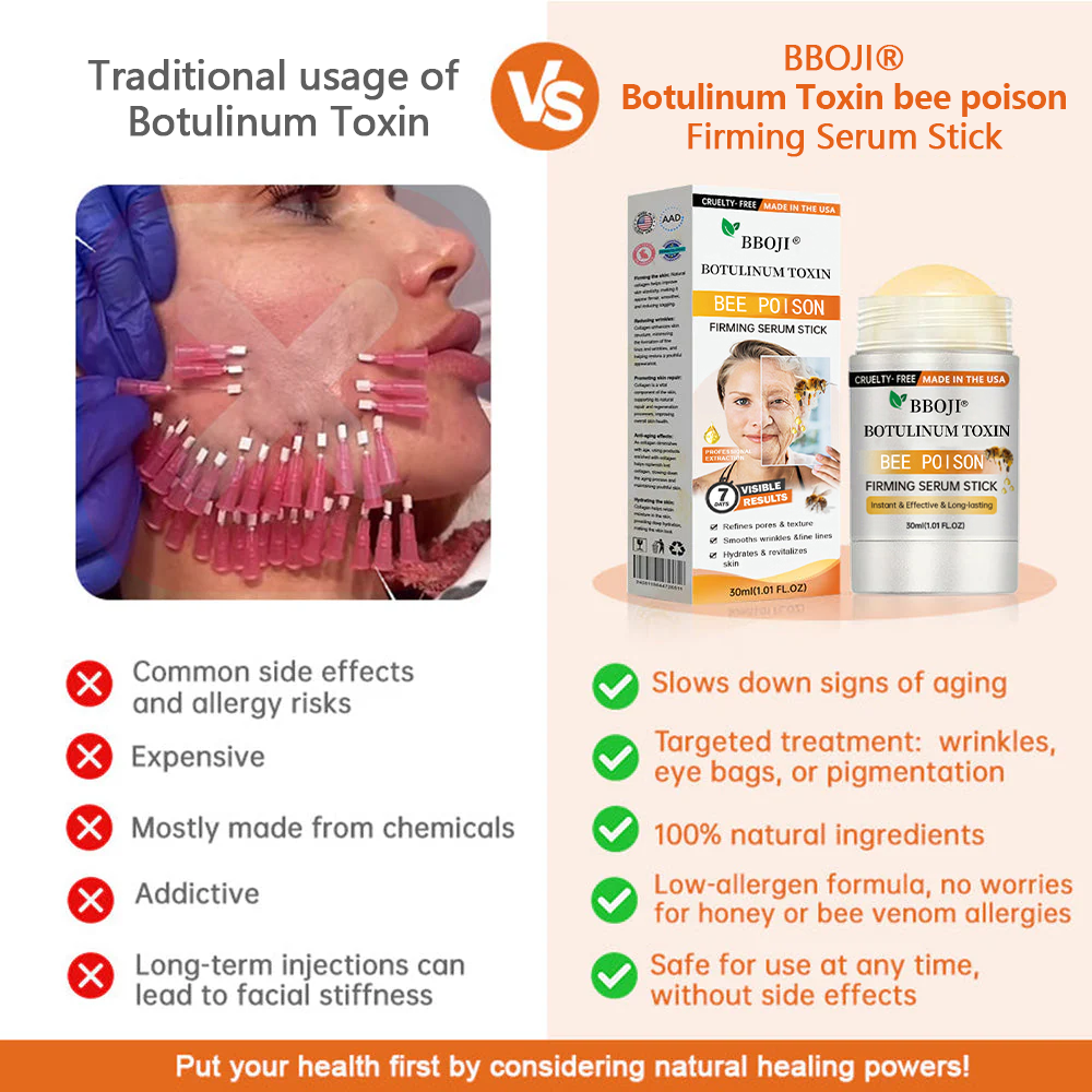 Made and Shipped from USA✨ BBOJI® Botulinum Toxin bee poison Firming Serum Stick(🔥LAST DAY 70% OFF)💄