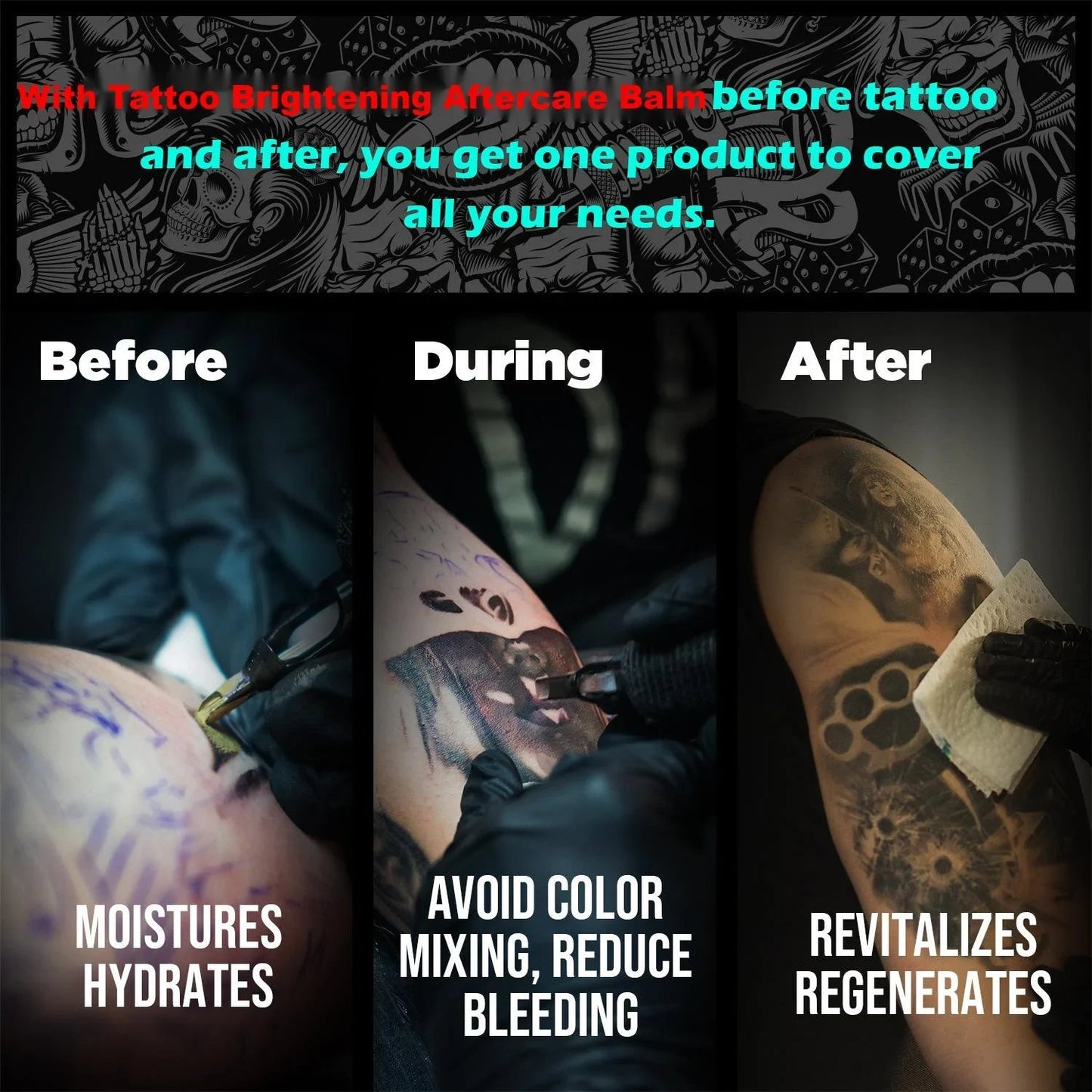 🔥🔥🔥Tattooing Butter Brightening Aftercare Balm
