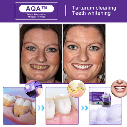 Official Store🏥🏥 AQA™ Teeth Restoration Mineral Powder  (ADA recommended) MADE IN USA (🎁Flash Sale - Don’t Miss Out)