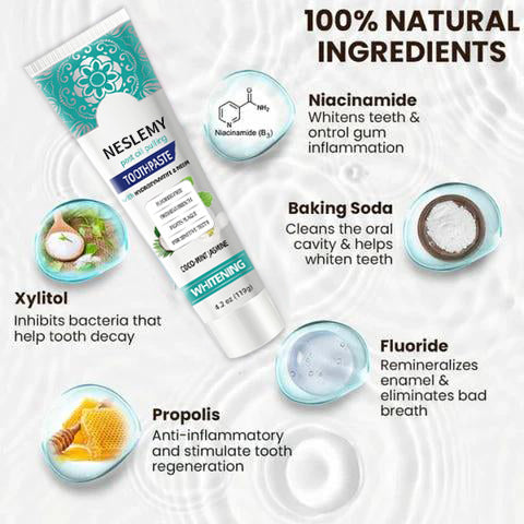 ✨HOT SALE💕GuruNanda Non Fluoride, Hydroxyapatite, Whitening Toothpaste