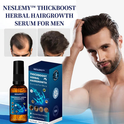 💥🩵[✨Last Day Discount:60% OFF✨] NESLEMY™ThickBoost Herbal HairGrowth Serum for Men(👨‍⚕AAD RECOMMENDS👨‍⚕)